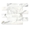 4x12 Subway Tile Polished Calacatta Gold Italian Marble