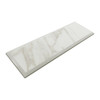 Calacatta Gold Italian Marble 4x12 Wide Bevel Honed Subway Tile