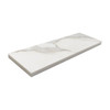Calacatta Gold Italian Honed Marble 3x9 Subway Tile