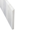 Honed 4x12 Calacatta Gold Italian Marble Bullnose Trim Tile