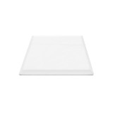 Bianco Dolomite Honed Marble 4x4 Wide Bevel Subway Tile Sample