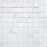 Bianco Dolomite Marble 5/8x5/8 Mosaic Tile Combination Sample