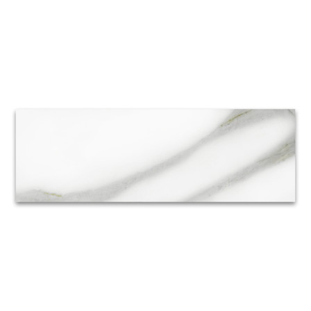 Calacatta Gold Italian Marble 4x12 Subway Tile Honed