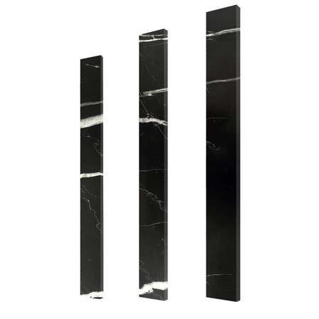 Nero Marquina Black Marble 6" x 36" Door Threshold Saddle Polished