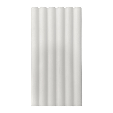 Bianco Dolomite Marble 6x12 Flute 3D Dimensional Tile Polished