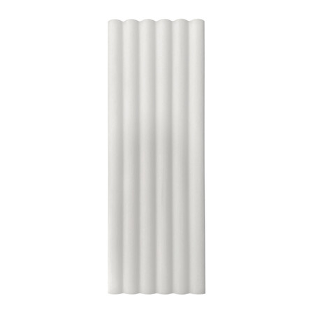 Bianco Dolomite Marble 6x24 Flute 3D Dimensional Tile Polished