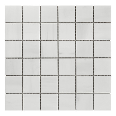 Bianco Dolomite Marble 2x2 Mosaic Tile Honed