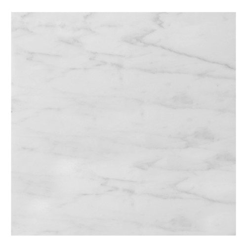 Carrara White Italian Marble 12" x 12" Tile Polished