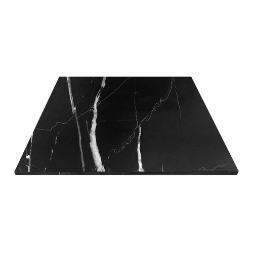 Nero Marquina Black Polished Marble 18x18 Tile Sample