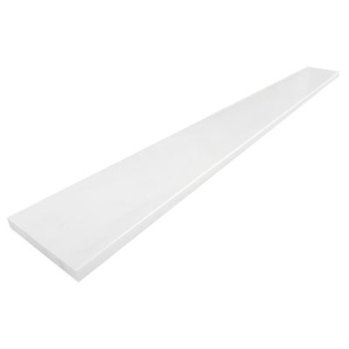 Bianco Dolomite Honed Marble 4" x 48" Door Threshold Saddle