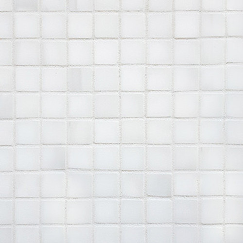 Bianco Dolomite Marble 5/8x5/8 Mosaic Tile Combination Sample