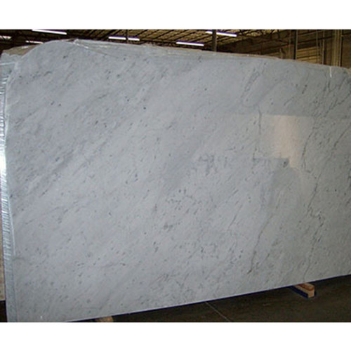 White Carrera Marble Italian Bianco Carrara 3/4" Marble Slab Honed