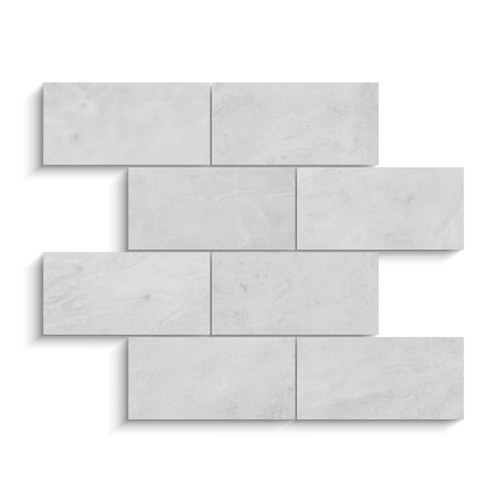 Iceberg White Marble 3x6 Subway Tile Honed