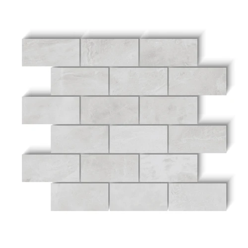 Iceberg White Marble 2x4 Mosaic Tile Polished