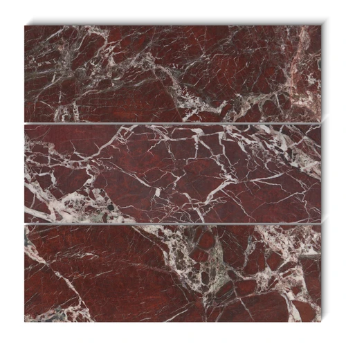 Rosso Levanto Marble 4x12 Subway Tile Honed