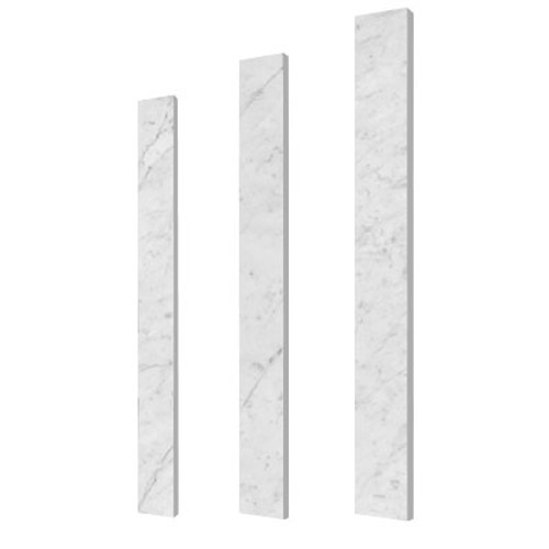 Italian White Carrera Marble Bianco Carrara 6x48 Threshold Polished