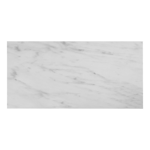 Carrara White Italian Marble 18x36 Tile Honed