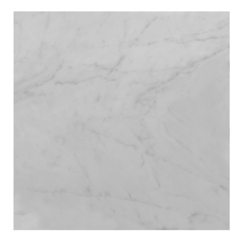 Carrara White Italian Marble 24" x 24" Tile Honed