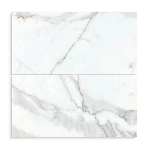 Calacatta Gold Italian Marble 18x36 Tile Polished