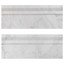 Italian White Carrera Marble Bianco Carrara  Baseboard Molding Honed