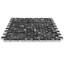 Nero Marquina Black Polished Marble Mini Brick Mosaic Tile Sample