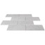 Carrara Marble Italian White Bianco Carrera 9x18 Marble Tile Honed