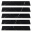 Nero Marquina Black Marble 4x12 Honed Tile Sample