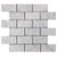 Italian White Carrera Marble Bianco Carrara 2x4 Mosaic Tile Honed