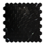 Nero Marquina Black Hexagon 1" Mosaic Tile Honed