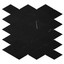 Nero Marquina Black Marble Large Diamond Mosaic Tile Polished