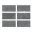 Bardiglio Gray Marble 3x6 Wide Bevel Big Bevel Subway Tile Honed Sample