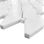 Bianco Dolomite Marble Long Octagon Rhomboid Polished Mosaic Tile