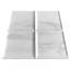 Carrara Honed Marble 4" x 4" Wide Bevel  Tile
