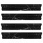 Nero Marquina Black Marble Crown Molding Honed Sample