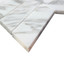 Calacatta Gold Italian Marble 2" x 8" Chevron Polished Mosaic Tile