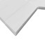 Bianco Dolomite Marble 2" x 8" Chevron Polished Mosaic Tile