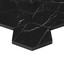 Nero Marquina Black Marble 3" Hexagon Polished Mosaic Tile