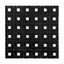 Nero Marquina Black Marble Target Pinwheel Mosaic Tile with Bianco Dolomite Dots Honed