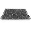 Nero Marquina Black Honed Marble Mini Brick Mosaic Tile Sample