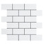 Bianco Dolomite Marble 2x4 Mosaic Tile Honed Sample