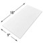 Bianco Dolomite Marble 9x18 Subway Honed Tile