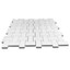 Bianco Dolomite Honed Marble Basketweave Mosaic Tile with Bianco Dolomite Dots Sample