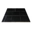 Nero Marquina Black Honed Marble 4x4 Tile