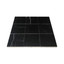 4x4 Honed Marble Tile Nero Marquina Black