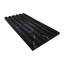 Nero Marquina Black Marble 6x12 Flute 3D Dimensional Tile Honed