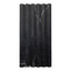 6x12 Flute 3D Dimensional Tile Honed Nero Marquina Black Marble