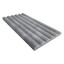 Flute 3D Dimensional Tile Polished 6x12  Bardiglio Gray Marble