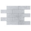 Carrara Marble Italian White Bianco Carrera 6x18 Marble Tile Honed