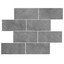 Bardiglio Gray Marble 6x12 Subway Tile Polished