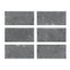 Bardiglio Gray Marble 3x6 Wide Bevel Big Bevel Subway Tile Polished